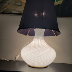 Vintage Murano Glass Table Lamp 