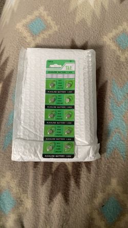 New T&E. Alkaline Battery.  1.55v.   10.Battery