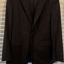 Calvin Klein Men's 2pc Pinstripe Suit 2 button Medium R W30 x L30