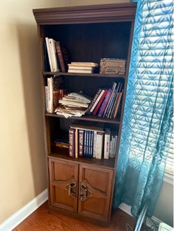 Vintage Bookcase Cabinet