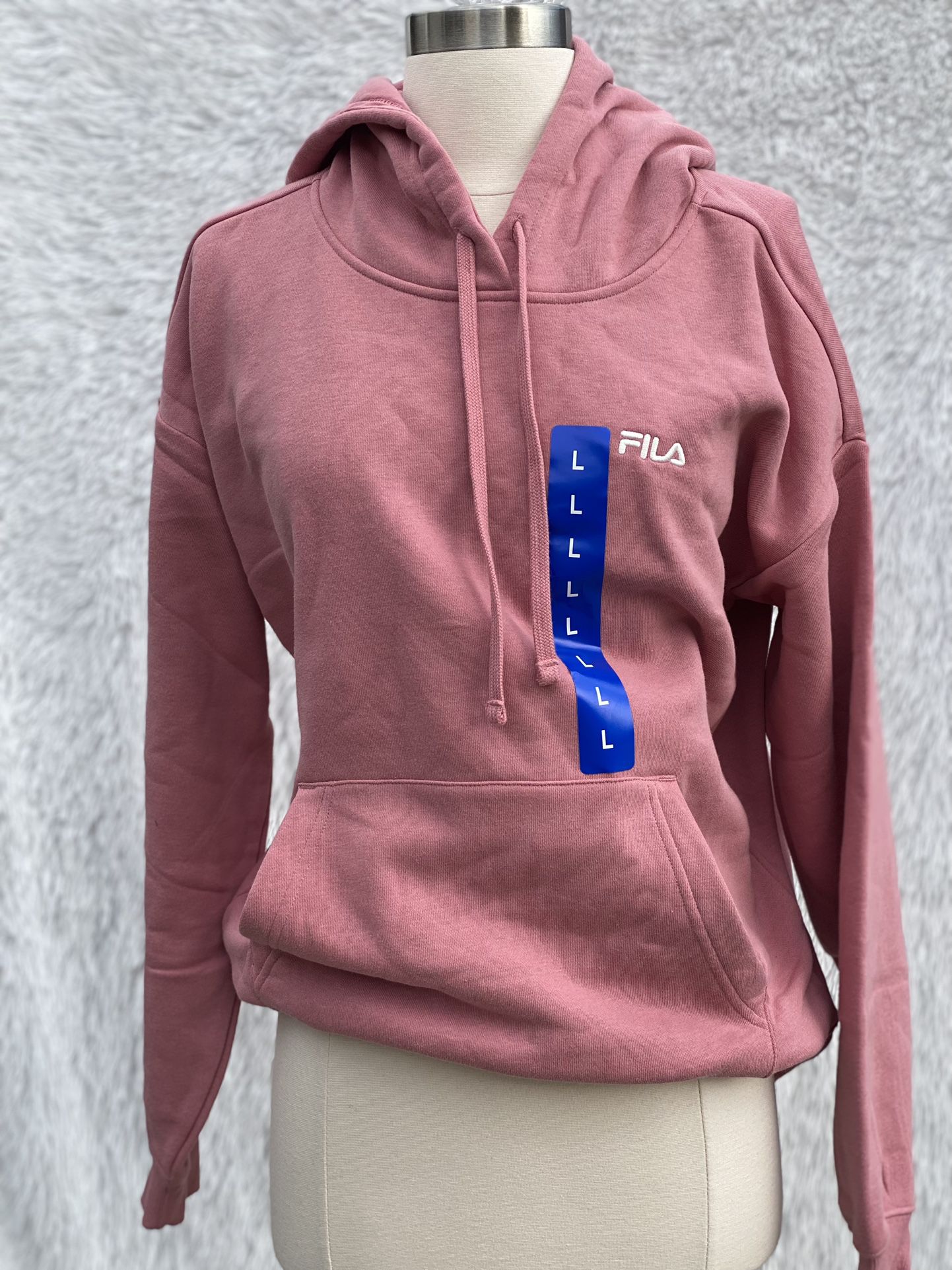 New- Pink Fila Hoodie Sweater Size Large
