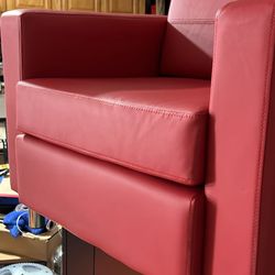 Red Lounge Chair