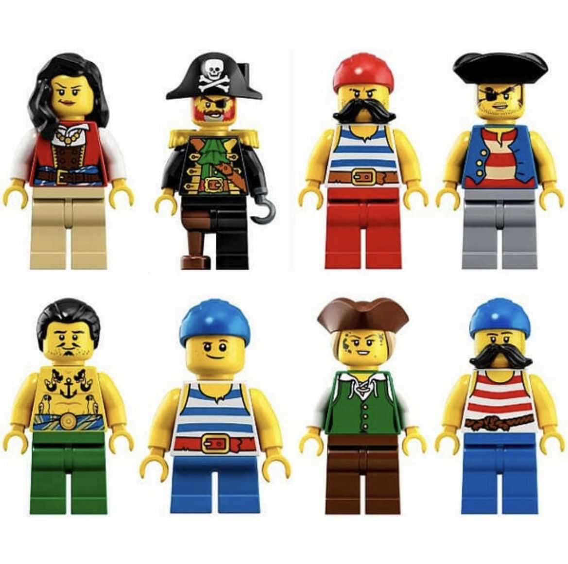 LEGO Ideas Pirates of Caribbean Minifigures Barracuda Bay 21322