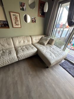 Free Leather Couch.