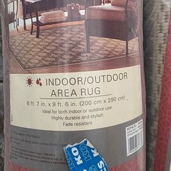2 indoor/outdoor carpets