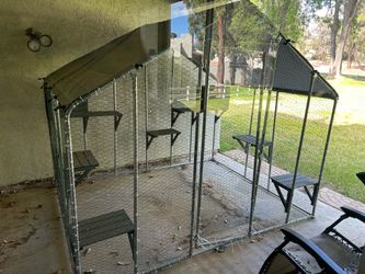 Cat patio