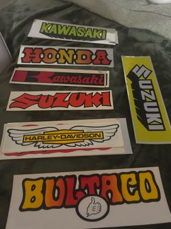 Vintage stickers