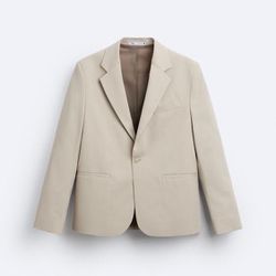 Zara Straight Suit Jacket Sz 40