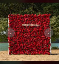 Red Flower Wall