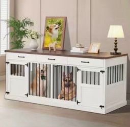 Large 2 dog cage