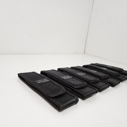 6pc For LED Flashlight Torch Nylon Holster Holder Belt Case Pouch Bag

