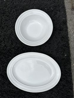 Serving Plate & Bowl- Made In Portugal