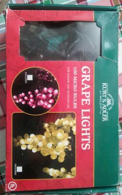 Kurt Adler Grape lights