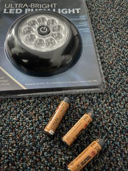 Free! 3Brand New AAA Batteries With Purchase Of Our Light