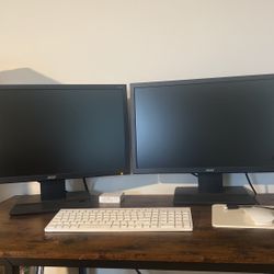 Acer Computer Monitors Set Of 2 