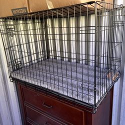 Mini Dog Cage And Pillow