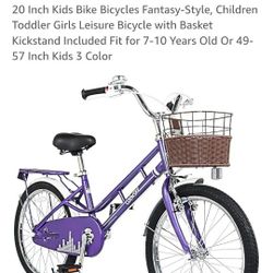 Girls 20 Inch Bike