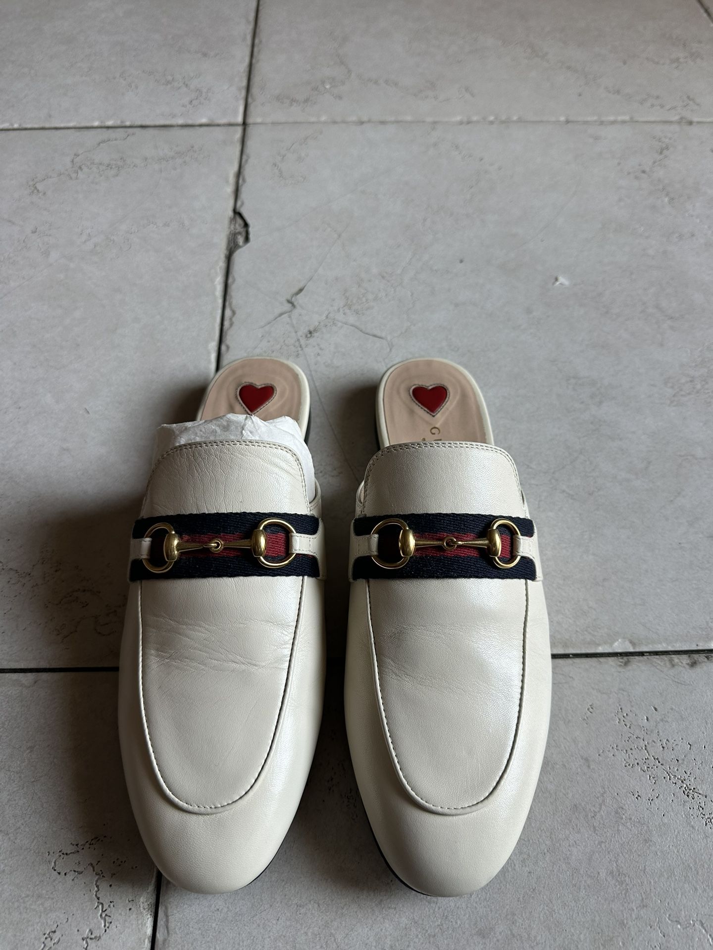 Gucci Women’s Princetown Leather Mules