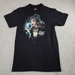 Harley-Davidson Like New 2XL Black T-shirt With Mount Rainier's Logo On The Back Of The T-shirt$36obo