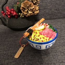 Ramen Bowl Holiday Ornament 