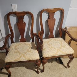  Pair Of Queen Allen Athen  Style Occasional Chairs

