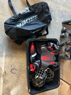 Bauer kids hockey equipment