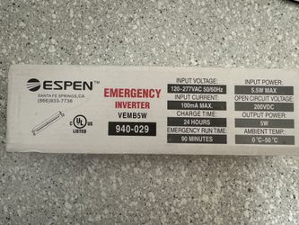 Inversor de Emergencia para iluminación LED Espen VEMB5W