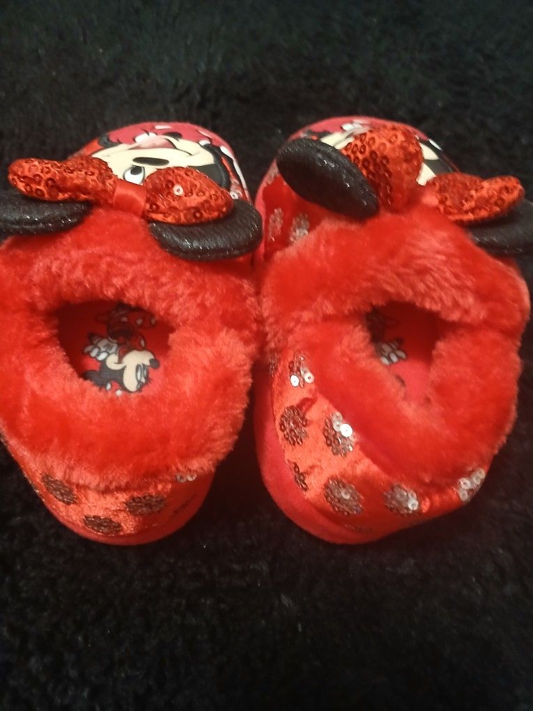 Little Girl Mickey Mouse House Shoes