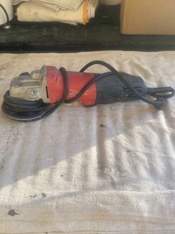 11 Amp Corded 4-1/2 in. Small Angle Grinder with Lock-On Paddle Switch