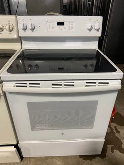 White Electric Stove 