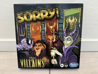 NEW Disney Villains Sorry Board Game 
