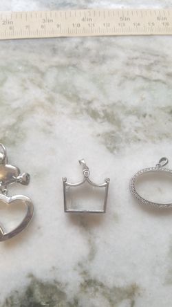 Stainless Steel Floating Lockets that fit small charms