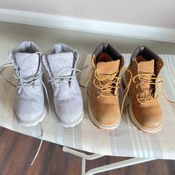 Kids Timberland Size 13 And 11 