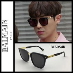 Balmain Paris Sunglass Black/Gold Unisex Model BL6054K