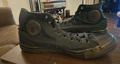 Triple Black Converse Chuck Taylor All Star High Top Sneakers