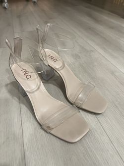 INC Clear Heels (Size 9 Women’s)
