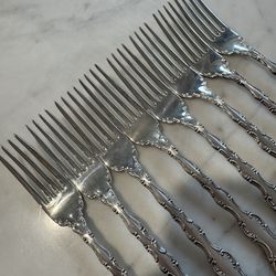 Gorham Strasbourg Sterling Silver Flatware Set 41pc Service For 8 Vintage