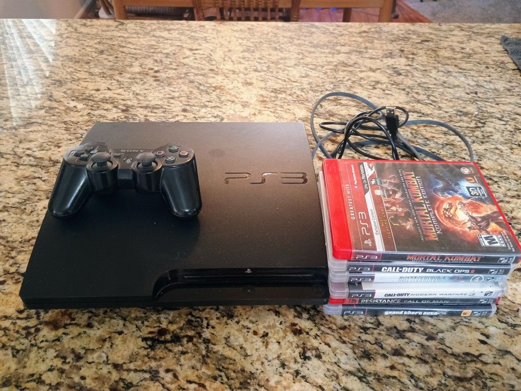 PS3 System Complete With Games