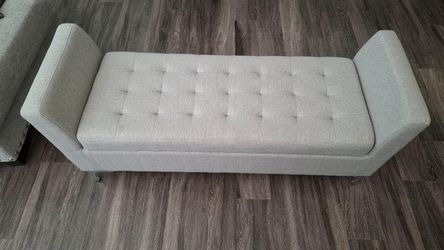 Upholstered Storage Bench / Ottoman