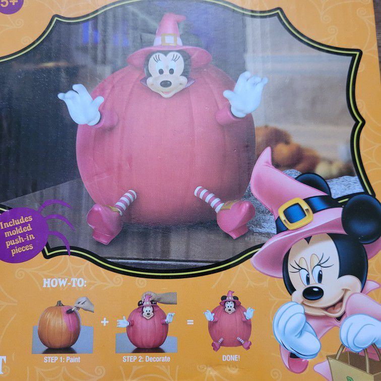 New Disney Pumpkin Halloween Decor Decoration
