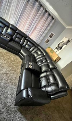 Sectional Recliner 100% Leather