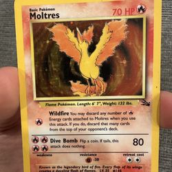 Pokemon Moltres Holo