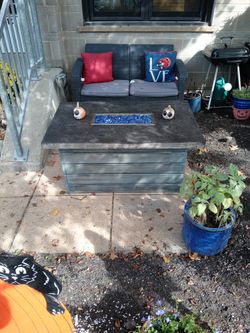 Custom Fire Pit Table 