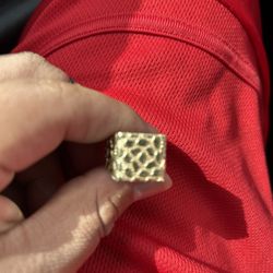 10k Gold Nugget Ring 