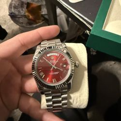 Men’s Ruby Red Watch