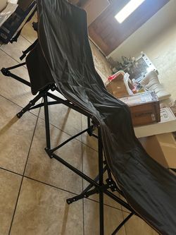 Folding Reclining Lounge Chair with Footrest