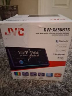 Jvc car radio kw x850bts new
