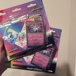 2 Prismatic Tech Stickers Glaceon