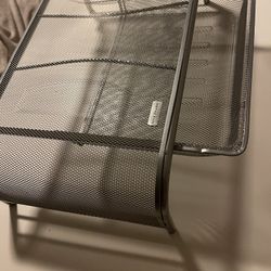 Desk Riser With Drawer- Metal Mesh