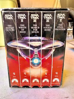 Complete Set Of Star Trek  V H S Tapes . 25th Anniversary Edition
